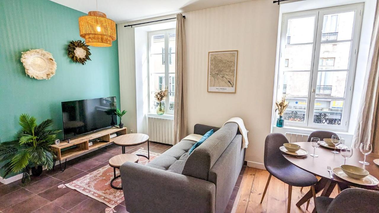 Cosy Calypso 2Ch - Quartier Des Halles & Parking 波城 外观 照片